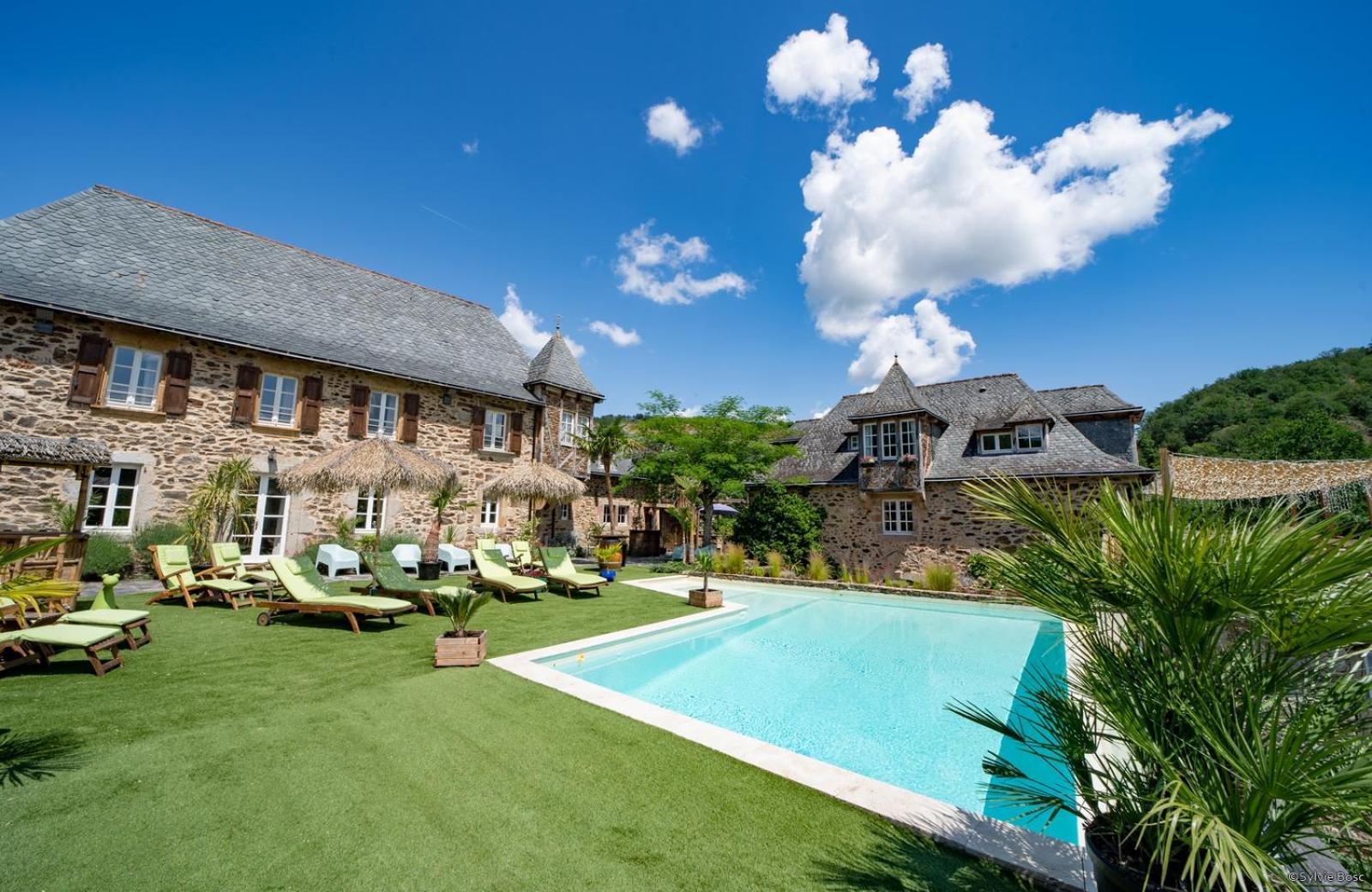Chateau De Longcol Hotell La Fouillade Exteriör bild