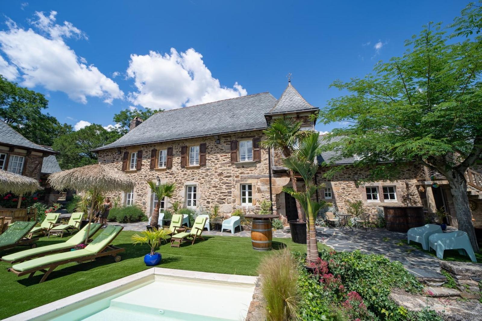 Chateau De Longcol Hotell La Fouillade Exteriör bild